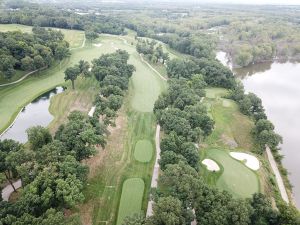 TPC Deere Run Aerial 17th